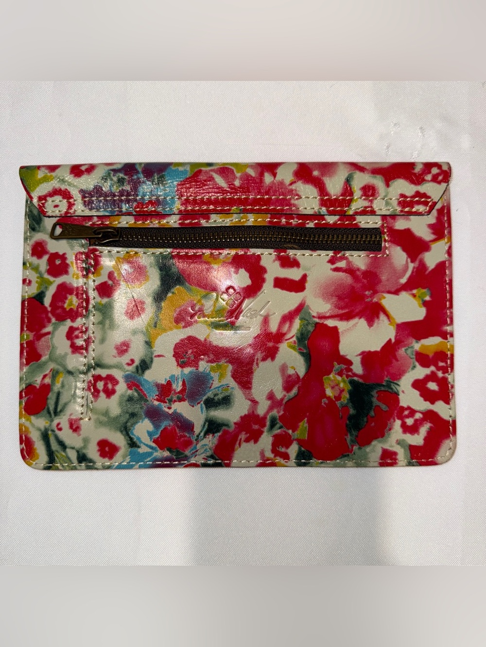 Patricia Nash Floral Envelope Clutch in Cream, Pink, Red, Green, Blue - Picture 5 of 7